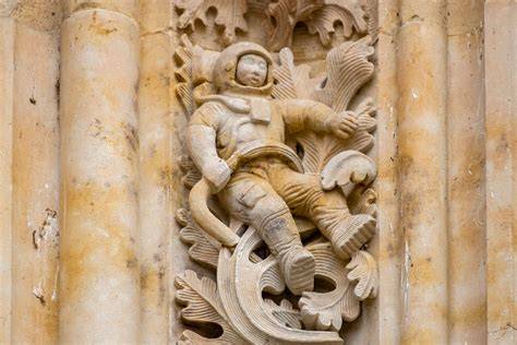 katedrala salamanka astronaut objev fascina
