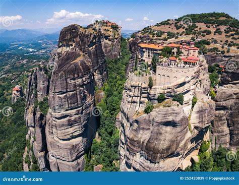 kalambaka vyhlídka Meteora panorama