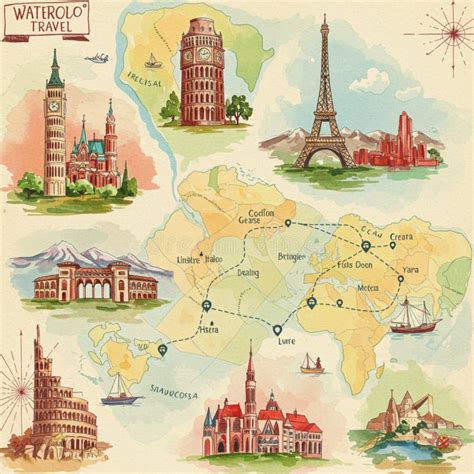 illustrated map Vestec and Ratibořice