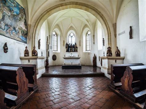 Plán interiéru kostela a kaple pro Noc kostelů
