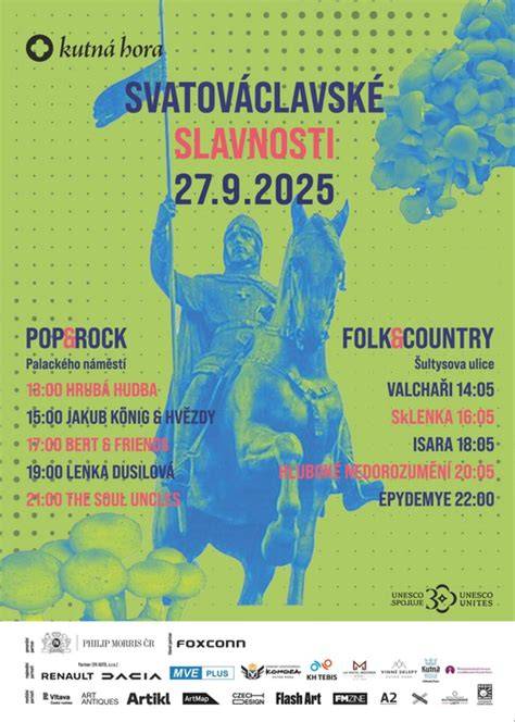 svatováclavské slavnosti v Kutné Hoře infografika