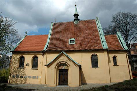 Kostel svatého Michaela archivní foto (Praha Podolí)