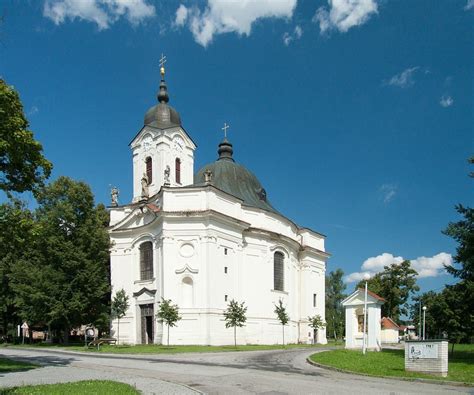 barokní poutní kostel Panny Marie Bolestné (Dobrá Voda) - exteriér