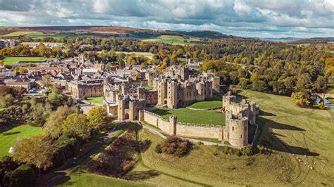 Alnwick Castle famfrpál první scény