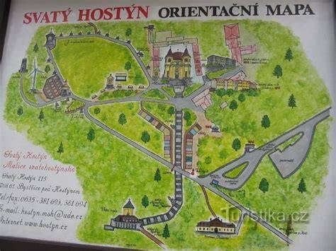 Vzorová mapa a trasy Hostýn