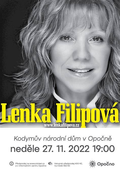 portrét Lenky Filipové během ocenění