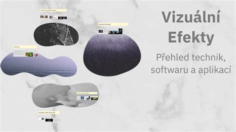 vizuální efekty a vizuální složka koncertu