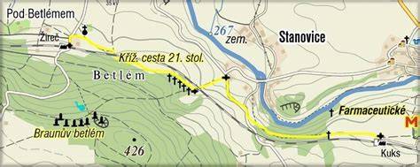 křížová cesta Frýdlant mapa