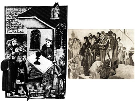 historické znázornění první večeře pod obojí
