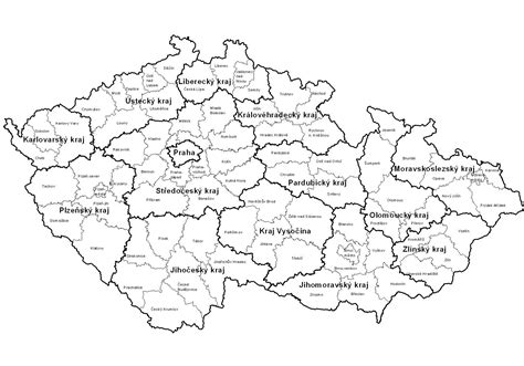 mapa humanitárních skladů v ČR