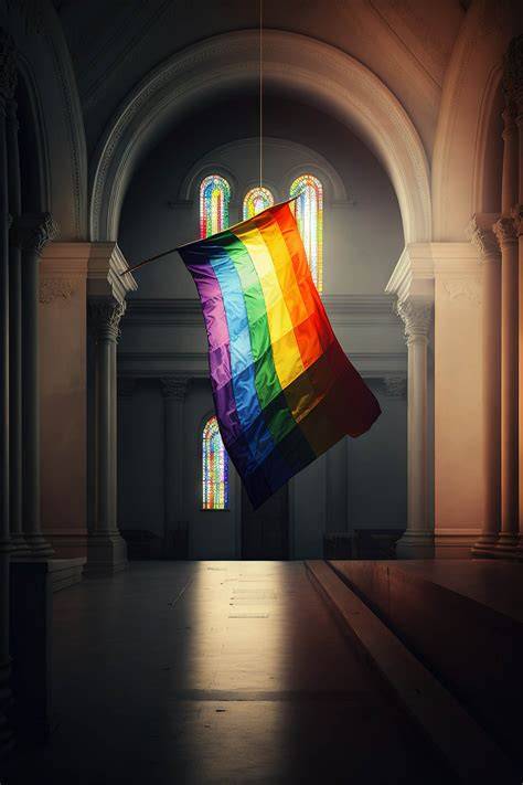 grafické zobrazení postojů církve k rodině a LGBT