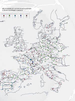 mapa osvícenství a klášterů
