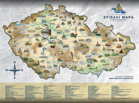 ilustrativní mapa vlivu církví v ČR