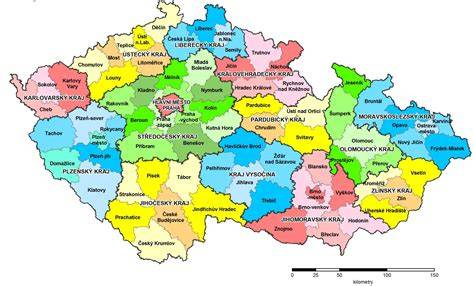 mapa regionu spravovaného farností Želiv