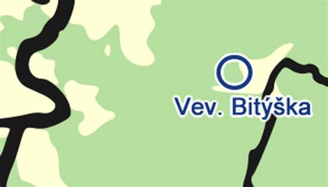 Mapa regionu Veverské Bítýšky a Veveří