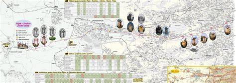 Mapa poutní cesty biblických autorů