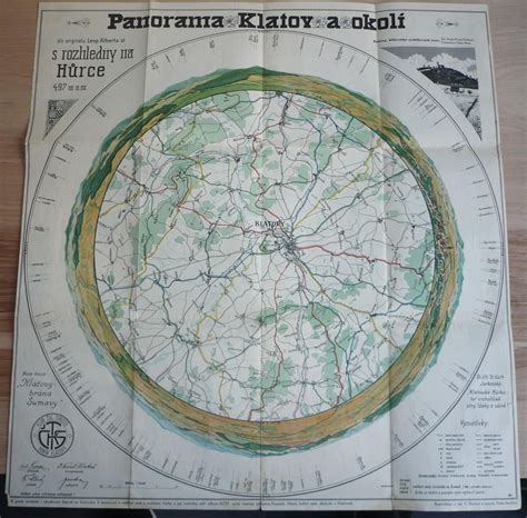 panoramatická mapa kláštera a okolí