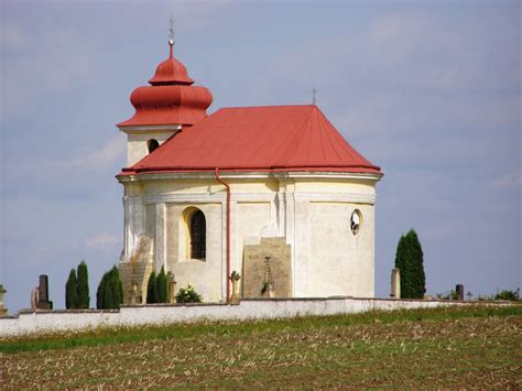kaple svatého Marka Cholenice hřbitov panorama