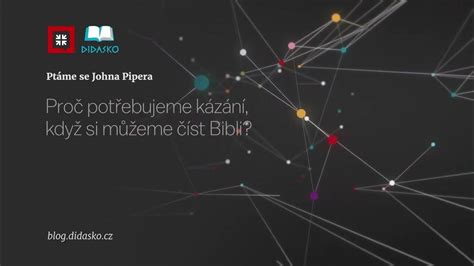 Infografika: proč číst Bibli a role kázání