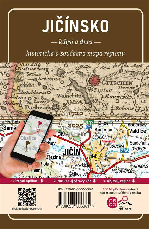 Mapa sídla Oblastní charity Jičín v regionu Jičínsko