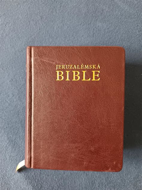 česká Jeruzalémská bible obal