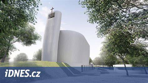 architektonická vizualizace kostela v Neratovicích