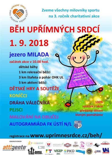 informativní infografika o Běhu upřímných srdcí