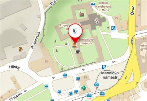 Mapa destinací církevní turistiky