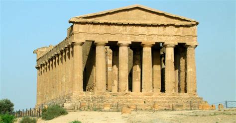 chrám concordie agrigento iconografie