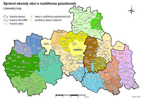 mapa regionů a obcí spojených s rodinou