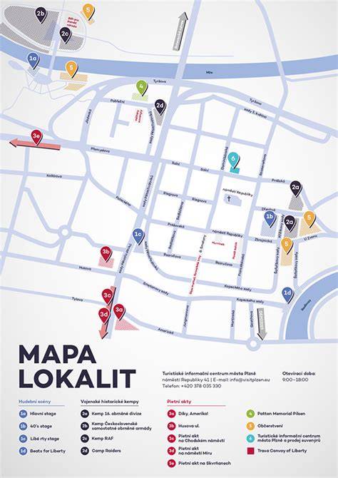 mapa londýnských lokalit ČC