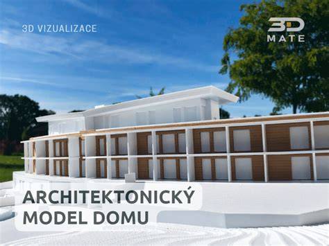 model zahrádeckého náměstí vytištěný na 3D tiskárně
