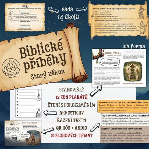 schéma postav a biblické paralely