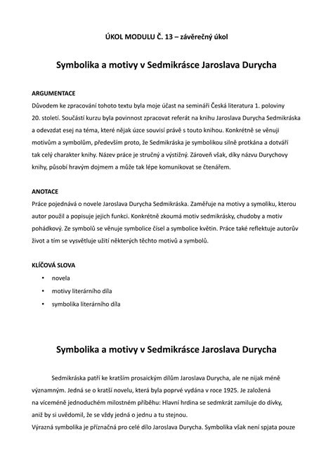 vizuální symbolika pohádkového díla