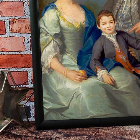 Ilustrativni portrét Lola a rodina