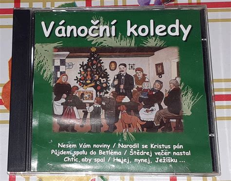vánoční hudba české koledy ilustrace