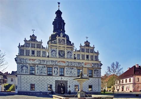 renesanční radnice Kolín sgrafita