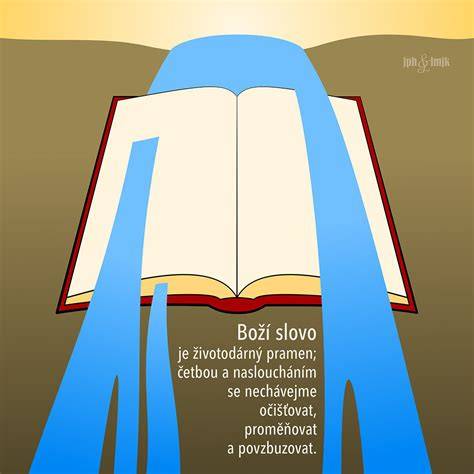 ilustrace: Boží slovo na hoře Choreb