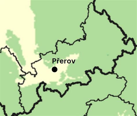 dobové sekničky přerov mapa
