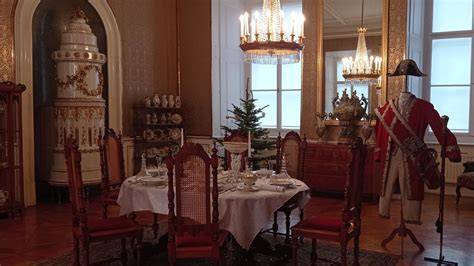 Detailní interiér arcibiskupského paláce sály