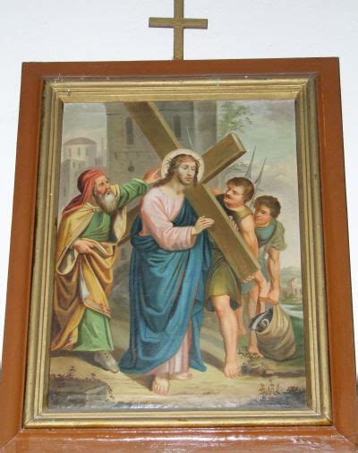 křížová cesta ilustrace a zastavení (vizuál)