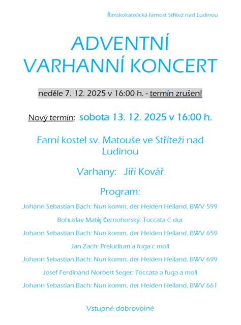 obrazek kaplického varhanního koncertu