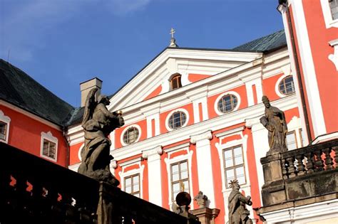 přehled vizuální osy Broumovského kláštera