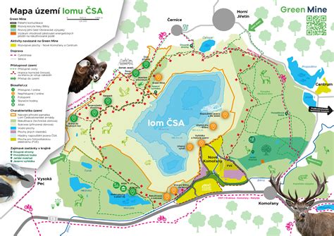 mapa biotopů lomu Svatá Anna