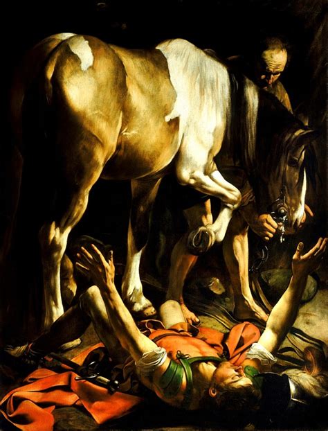 Caravaggio - Obrácení svatého Pavla, 1600-1601