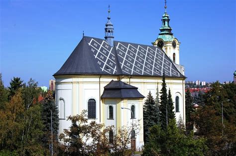 Kostel svatého Jana a Pavla v Místku - půdorys a fasády