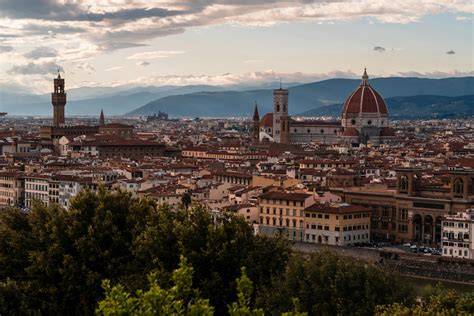 fotografie kupole Brunelleschi pohled