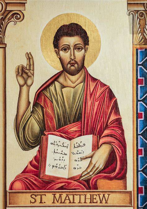 korespondence s obrazy Matouše (apoštol a evangelista)