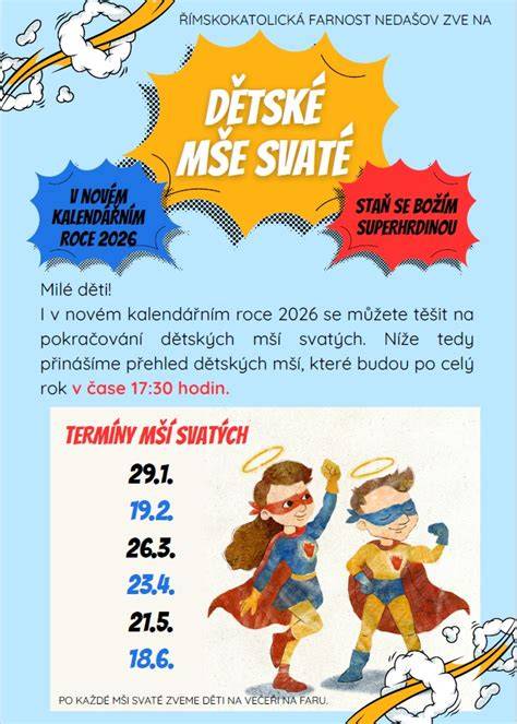 infografika o rozpisu mší svatých