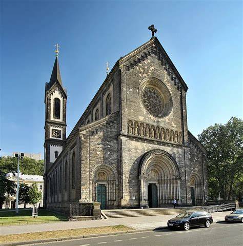 kostel svatého Norberta architektura novorománský sloh